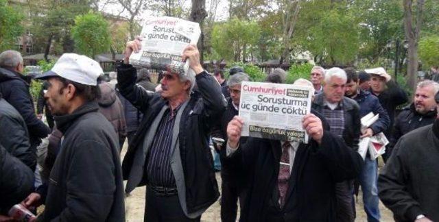 Chp&rsquo;Liler, Keşan&rsquo;Da Halka Cumhuriyet Gazetesi Dağıttı 2