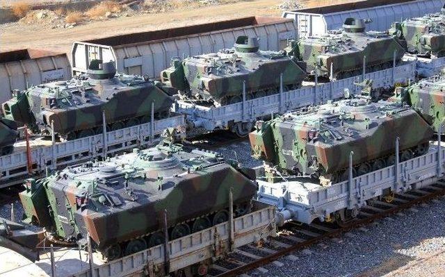 Sınıra İkinci Asker Ve Zırhlı Ara&ccedil; Sevkiyatı Başlıyor 1