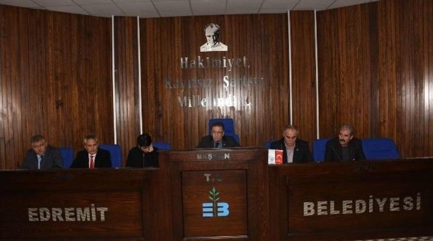 Edremit Belediyesi Kasım Ayı Meclis Toplantısı Yapıldı