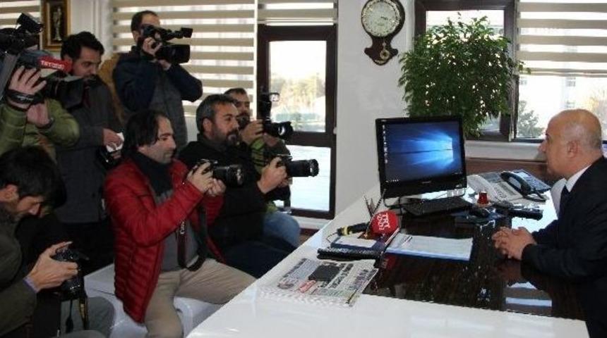 Erzurum Emniyet M&uuml;d&uuml;r&uuml; Aslan, G&ouml;reve Başladı