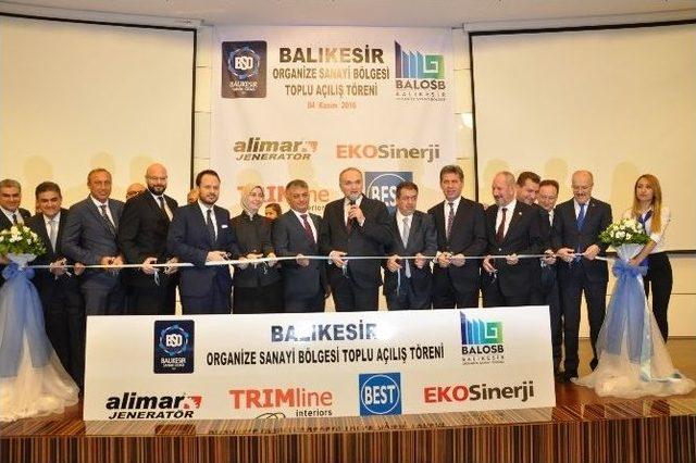 Bakan Özlü, Balıkesir’de 4 Sanayi Kuruluşunun Açılışını Yaptı