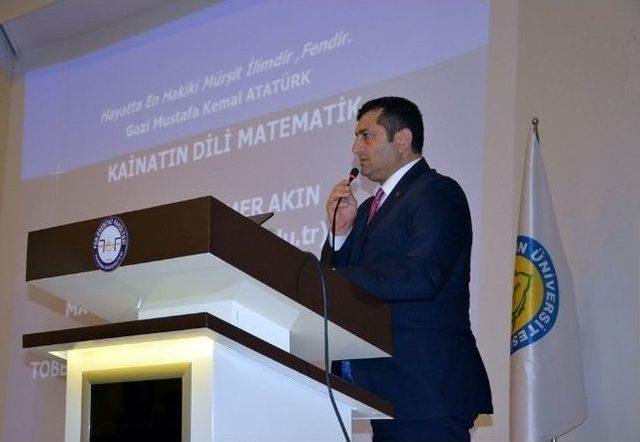 Harran Üniversitesinde ’’kainatın Dili Matematik’’ Konferansı