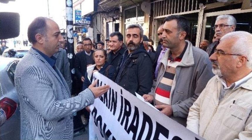 Hdp&rsquo;lilerin İzinsiz Eylemine Polis M&uuml;dahalesi