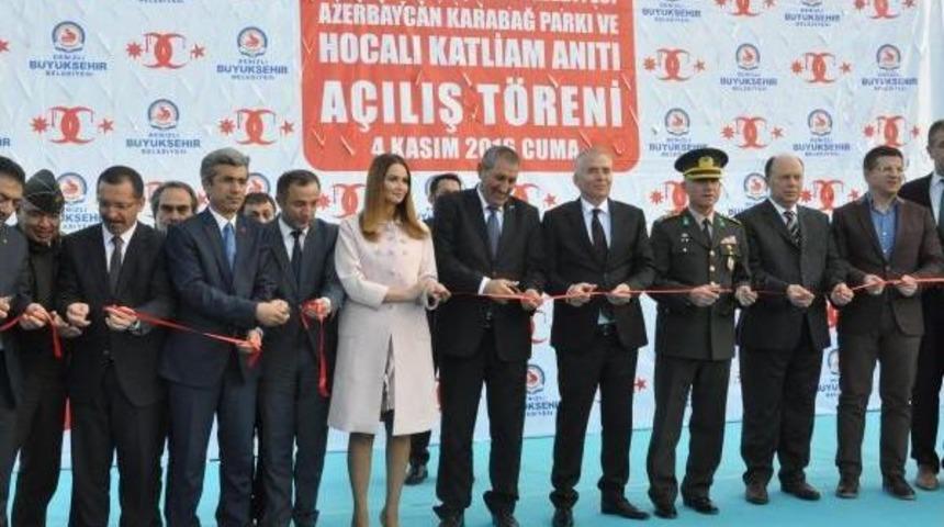 Denizli'de, Hocalı Katliamı Anıtı Açıldı