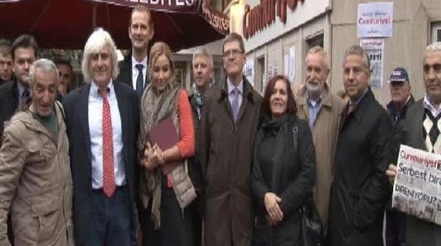 Ab &Uuml;yesi &Uuml;lke Temsilerinden Cumhuriyet'e Destek Ziyareti