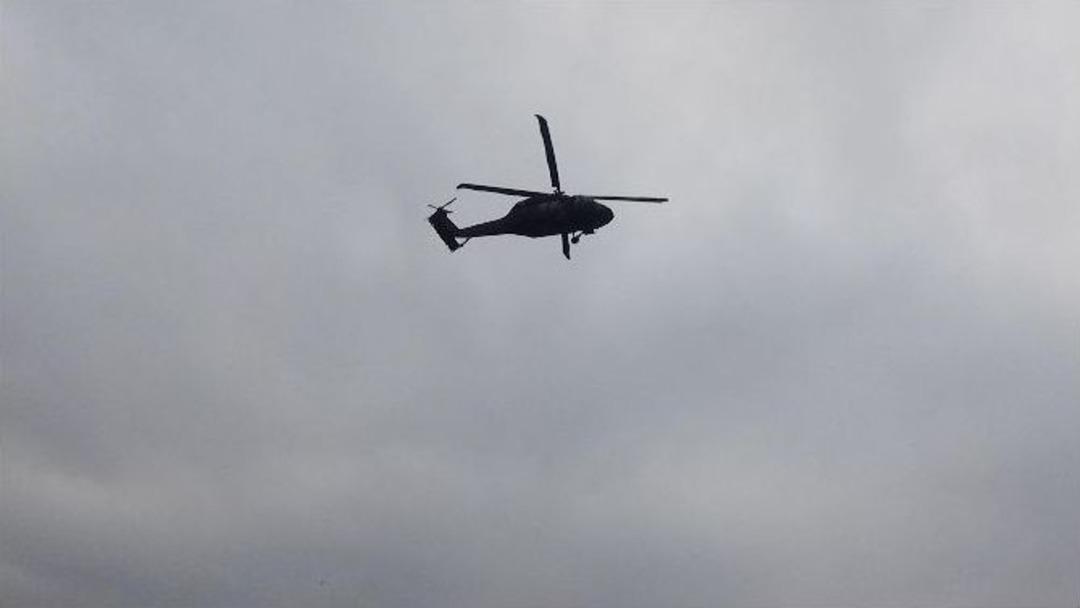 Demirtaş&rsquo;ı Getiren Helikopter Kentten Ayrıldı