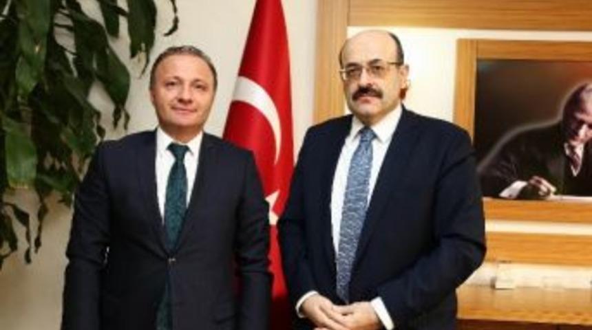 Akdeniz &Uuml;niversitesi Y&ouml;k Başkanını Ağırladı