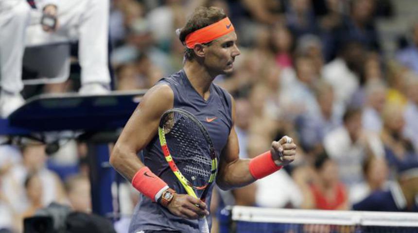 Nadal ABD Açık'ta adını yarı finale yazdırdı