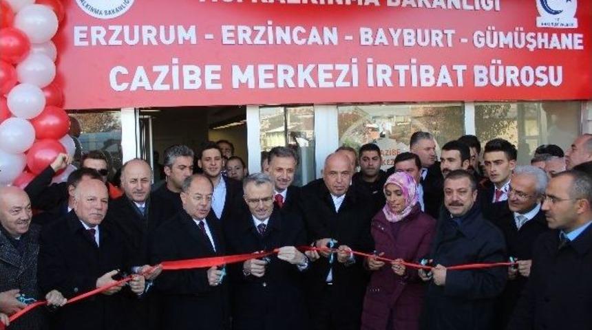 Bakan Akdağ Ve Ağbal Erzurum&rsquo;da Cazibe Merkezi&rsquo;nin A&ccedil;ılışını Yaptı