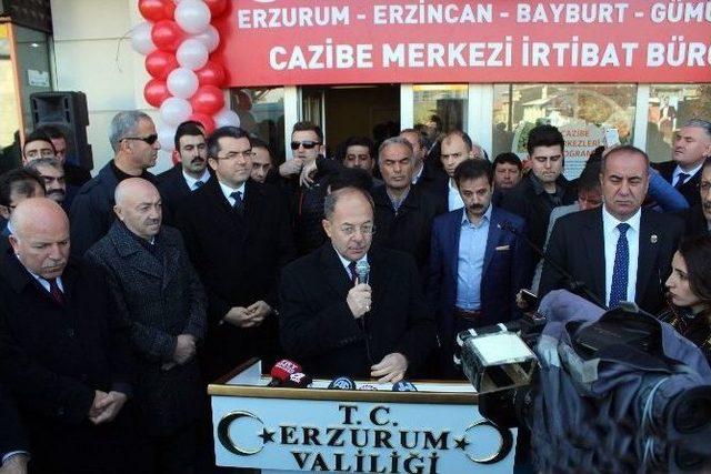 Bakan Akdağ Ve Ağbal Erzurum&rsquo;da Cazibe Merkezi&rsquo;nin A&ccedil;ılışını Yaptı 1