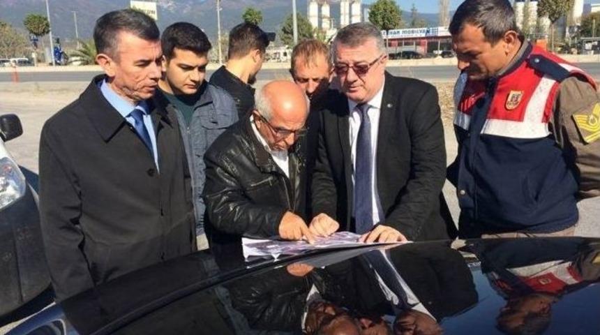 Kaymakam Sırmalı Karayollarında İncelemelerde Bulundu