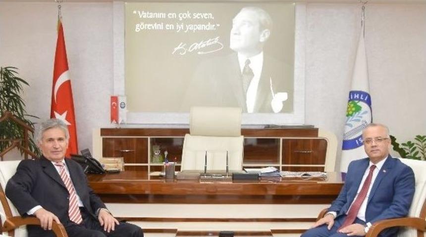 Ko&ccedil;oğlu&rsquo;ndan Başkan Kayda&rsquo;ya Veda Ziyareti