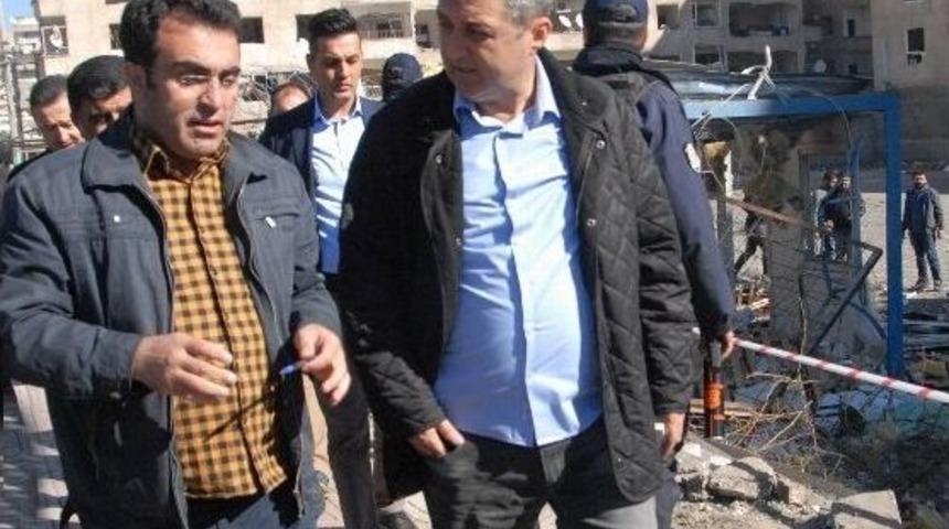 Diyarbakır&rsquo;ın Yeni Emniyet M&uuml;d&uuml;r&uuml; Patlama B&ouml;lgesinde İncelemelerde Bulundu