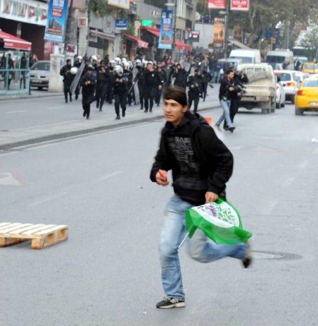 Şişli'de Hdp'nin Çağrısı Ile Toplanan Gruba Polis Müdahale Etti