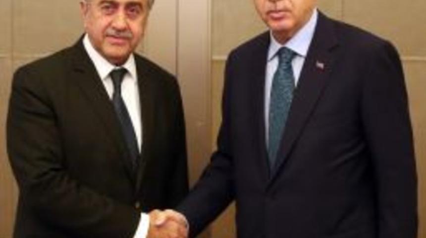 Cumhurbaşkanı Erdoğan, Kktc Cumhurbaşkanı Akıncı İle Kıbrıs Konusundaki M&uuml;zakere S&uuml;recini G&ouml;r&uuml;şt&uuml;