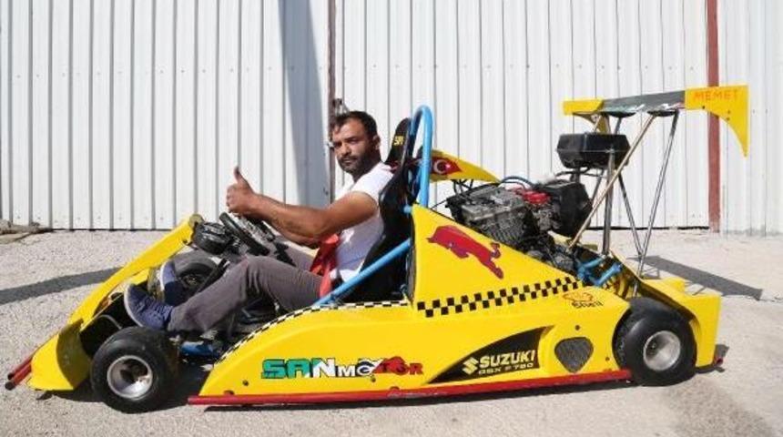 Eşi Motosiklete Karşı &Ccedil;ıkınca 350 Beygirlik Ara&ccedil; &Uuml;retti