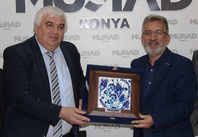 M&uuml;siad Konya Şubesi, M&uuml;siad Hollanda &Uuml;yelerini Ağırladı 1