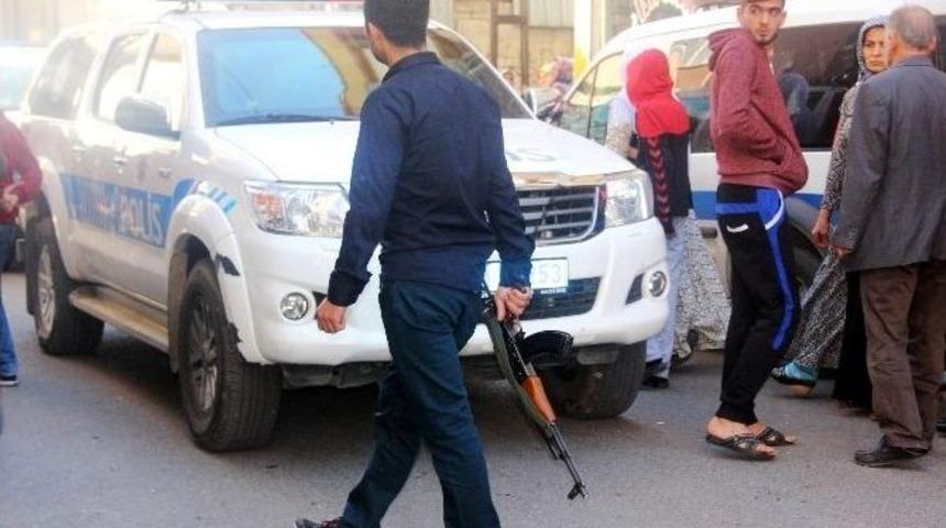 Gaziantepte Emniyeti Alarma Ge&ccedil;iren Pankart