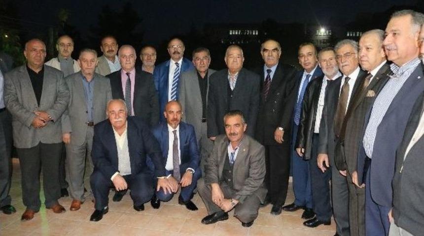 Konya&rsquo;da Eski Ve Yeni Esnaf Odaları Başkanları Yemekte Bir Araya Geldi