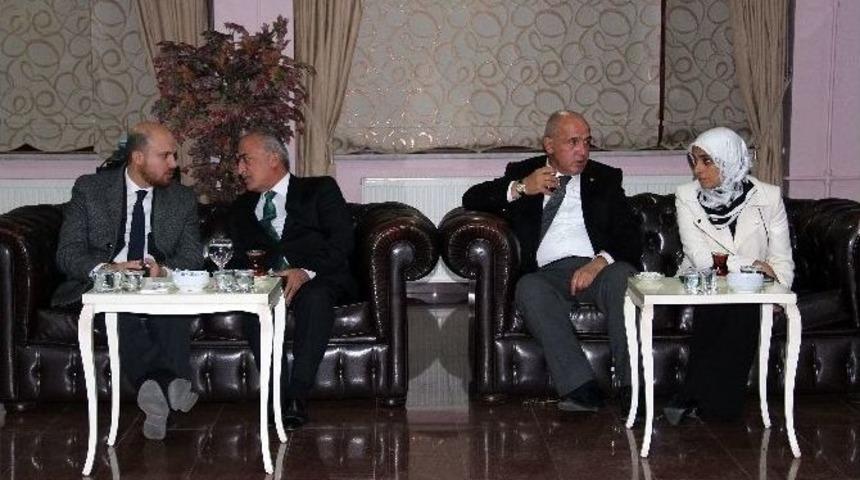 Bilal Erdoğan&rsquo;dan Rekt&ouml;r &Ccedil;omaklı&rsquo;ya Taziye Ziyareti