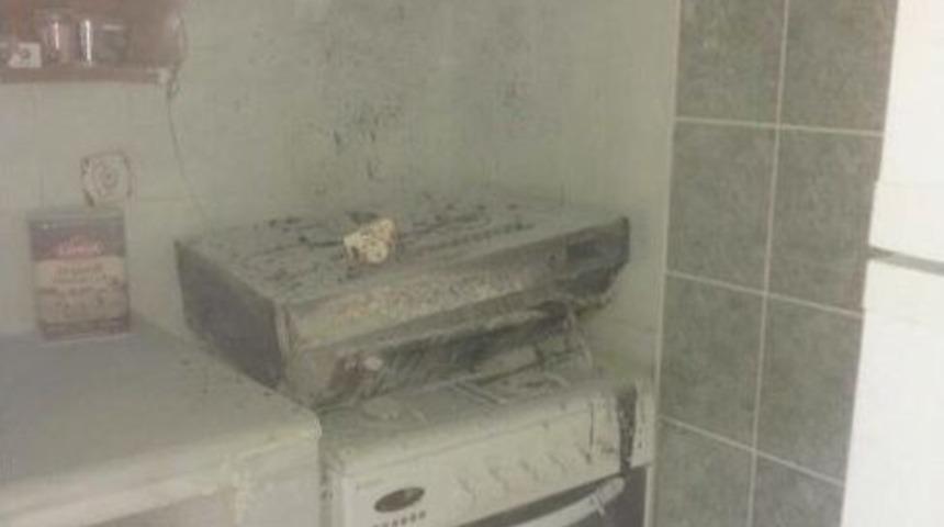 Ev Yangını Korkuttu