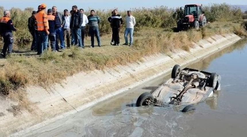 Aksaray&rsquo;da &Ccedil;alıntı Ara&ccedil;, Atık Kanalında Bulundu