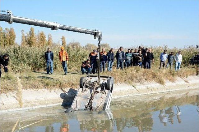 Aksaray’da Çalıntı Araç, Atık Kanalında Bulundu