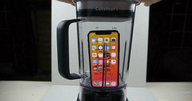 IPhone X'i blenderda parçalayıp suyunu içmeye çalıştı G2
