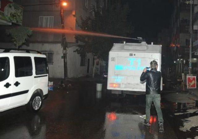 Bursa'da Hdp'nin Izinsiz Gösterisine Polis Müdahalesi