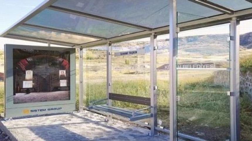 Kemah&rsquo;ta Yeni Otob&uuml;s Durakları Yapıldı