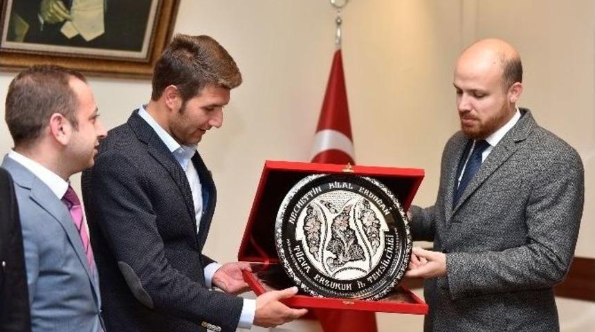 Bilal Erdoğan&rsquo;dan Başkan Kahveci&rsquo;ye Tebrik