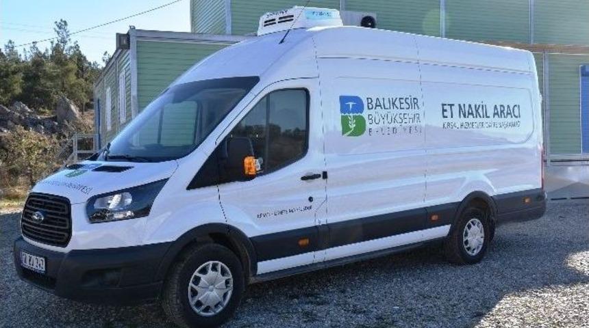 B&uuml;y&uuml;kşehir&rsquo;den Dursunbey Mezbahanesine Et Nakil Aracı