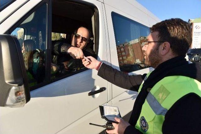 B&uuml;y&uuml;kşehir &Ouml;ğrenci Servislerini Denetliyor 1