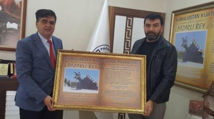 Katı Atık Fabrikası M&uuml;d&uuml;r&uuml; Ara&rsquo;dan Başkan Yal&ccedil;ın&rsquo;a Ziyaret