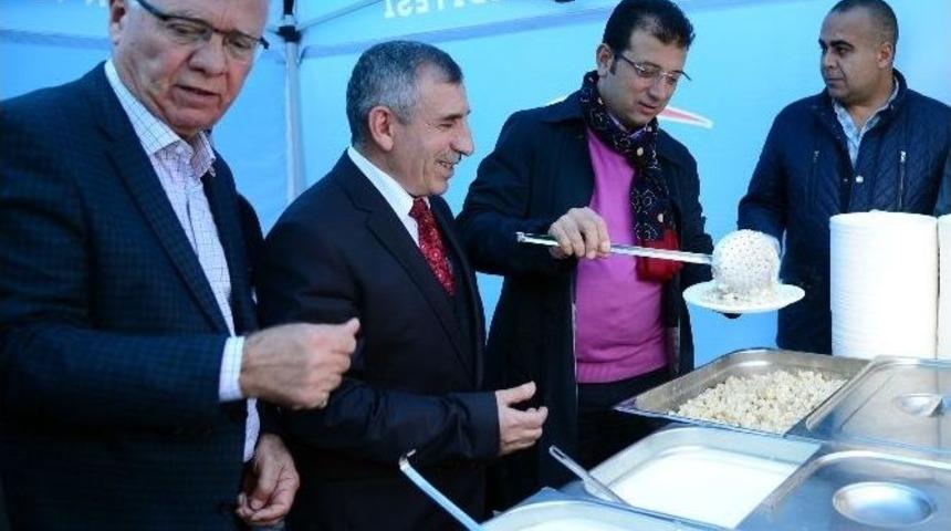 Beylikd&uuml;z&uuml;&rsquo;nde Mantı Festivali&rsquo;nde 4 Bin Kişilik Mantı Dağıtıldı