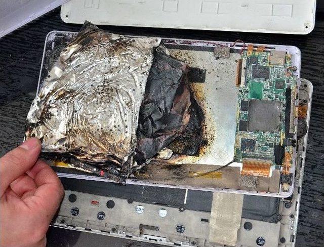 &Ccedil;in Malı Bataryanın Patlama Anı G&uuml;venlik Kamerasında 1