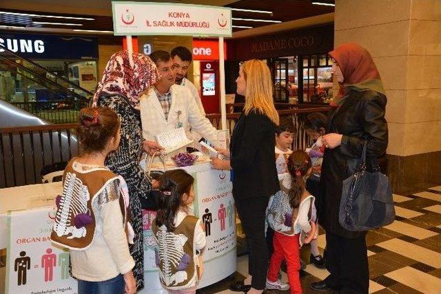 Konya İl Sağlık Müdürlüğü’nden Organ Bağışı Standı