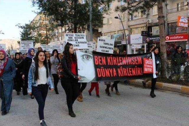 &Ccedil;ocuk Istismarı &Ccedil;ankırı da Protesto Edildi 1