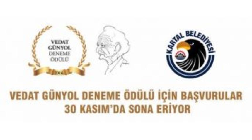 Vedat G&uuml;nyol Deneme &Ouml;d&uuml;l&uuml; İ&ccedil;in Başvurular 30 Kasım&rsquo;da Sona Eriyor