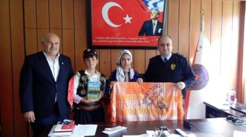 Deve G&uuml;reş&ccedil;ilerinden Emniyet M&uuml;d&uuml;r&uuml; Taş&ccedil;ı&rsquo;ya Ziyaret