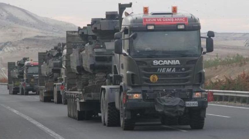 Ankara Ve &Ccedil;ankırı'dan Sevk Edilen Askeri Konvoy Gaziantep'te (2)