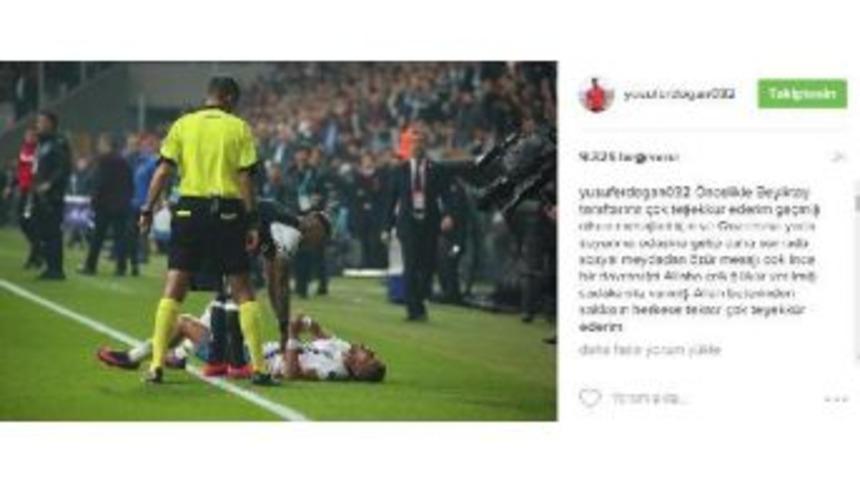 Yusuf Erdoğan'dan Quaresma'ya Teşekk&uuml;r