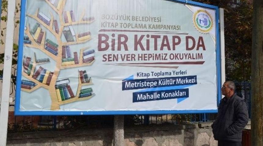 Boz&uuml;y&uuml;k Belediyesi&rsquo;nden Kitap Toplama Kampanyası