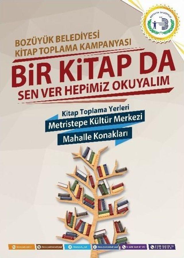 Bozüyük Belediyesi’nden Kitap Toplama Kampanyası