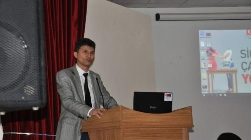 Sgk G&ouml;revlileri &Ouml;ğrencileri Bilgilendirdi