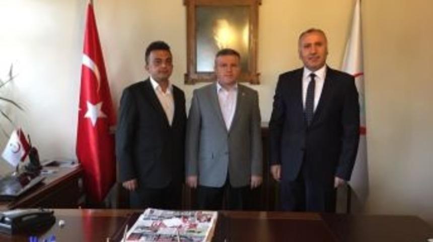 &Ccedil;elik&rsquo;den Dr. Y&uuml;cel&rsquo;e Hayırlı Olsun Ziyareti