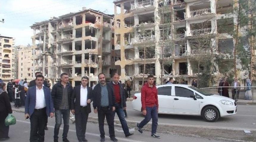 Dtb Y&ouml;netimi Patlamanın Olduğu Yerde İnceleme Yaptı