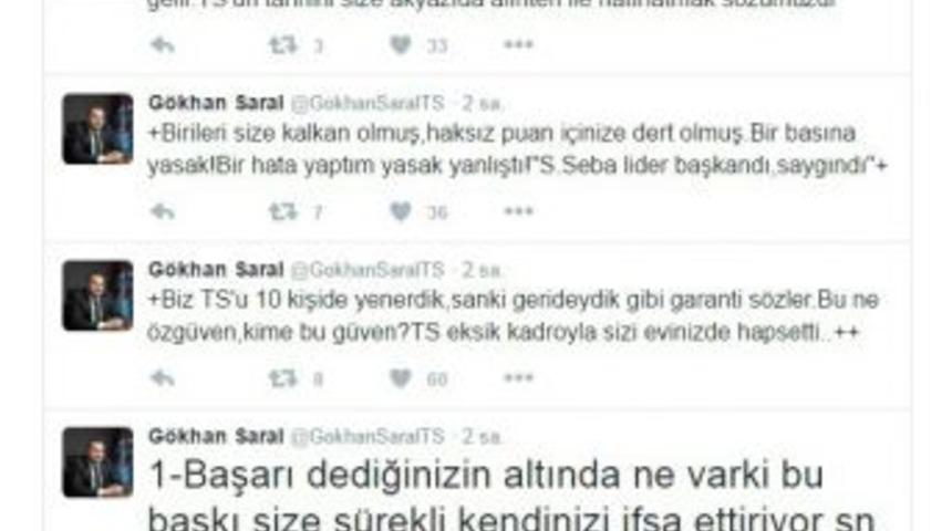 G&ouml;khan Saral&rsquo;dan Fikret Orman&rsquo;a Tepki