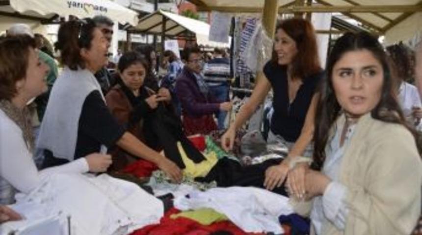 Mavibah&ccedil;e&rsquo;deki Organik Pazara Yoğun İlgi