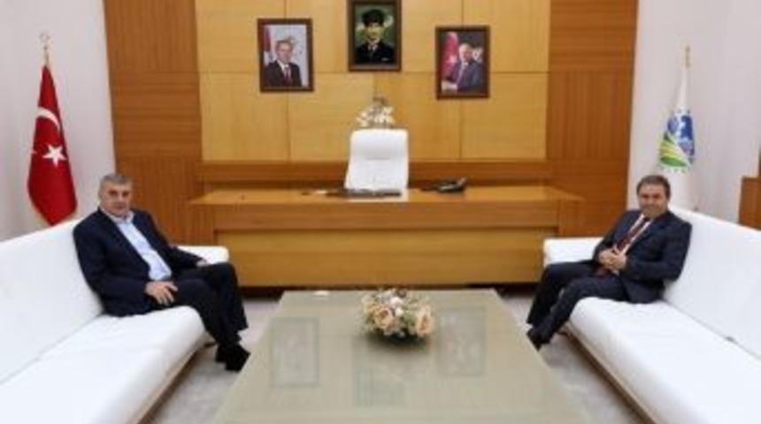 Başkan To&ccedil;oğlu, İl Emniyet M&uuml;d&uuml;r&uuml; Pınarbaşı&rsquo;nı Ağırladı